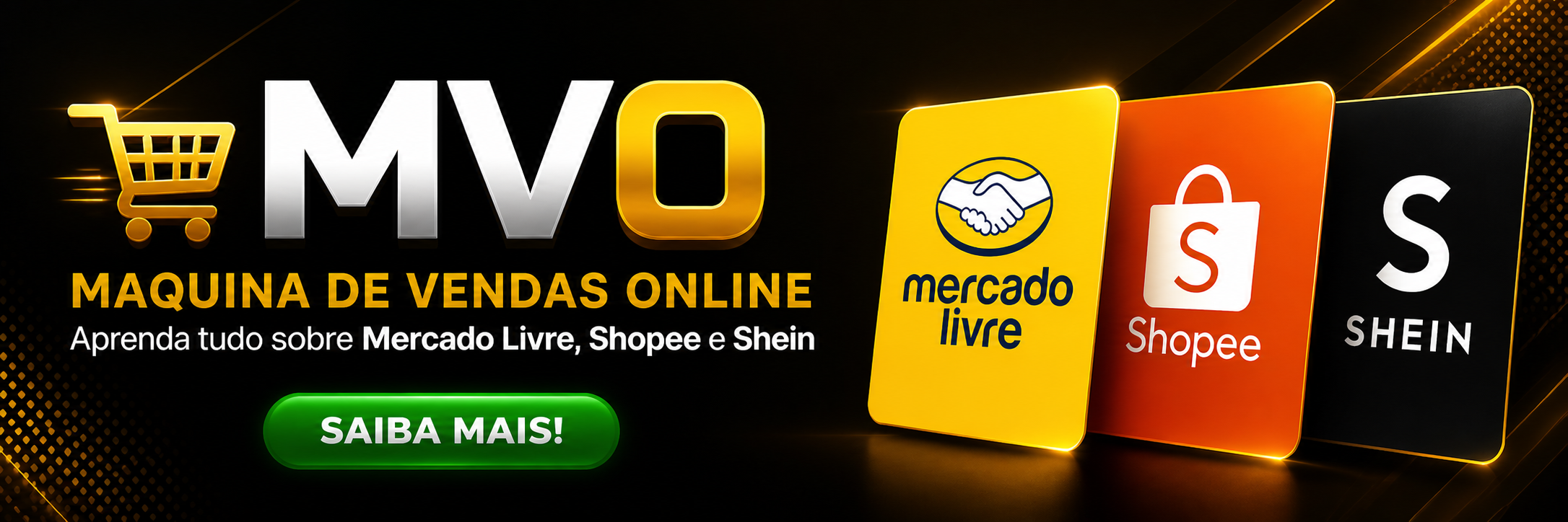 Combo 2 em 1 - Mercado Livre e Shopee. Treinamento completo